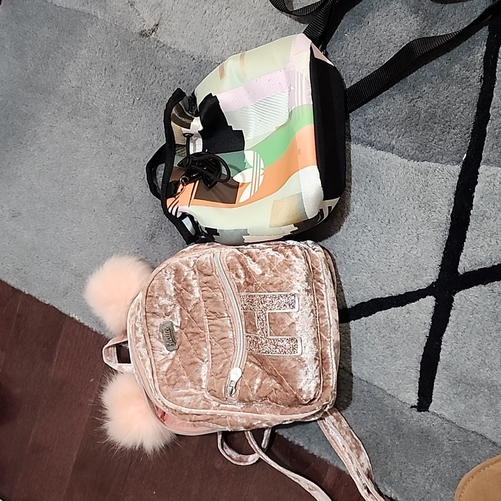 Girl's backpack Adidas and Justice bags